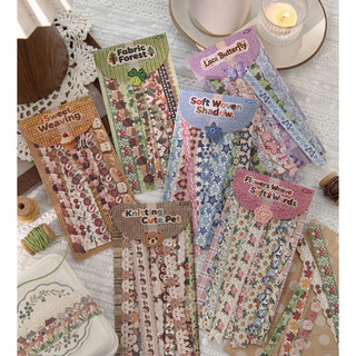 JIANWUHandmade Móc Bộ Sưu Tập Series Vintage Bướm Hoa Phong Cảnh Chất Liệu Cắt Dán Sáng Tạo Tạp Chí Văn Phòng Phẩm