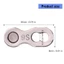 ONE Gói 10 Đầu Nối Dây Xích Xe Đạp Không Gỉ Liên Kết Cho Xe Đạp Tốc Độ 6 Đến 12