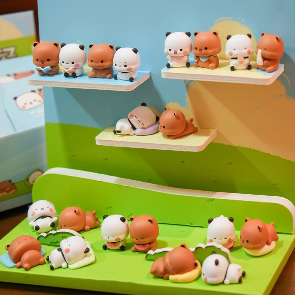 Mini 2 Cái / bộ Yier Bubu Gấu Trúc Gấu Đồ Chơi Bubu Và Dudu Búp Bê Mô Hình Sưu Tập Đồ Chơi Búp Bê Trang Trí Nhà Trang Trí