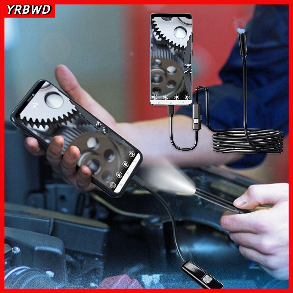 Camera Nội Soi YRBWD 7.0MM TYPE-C IP67 Chống Nước 6 Đèn LED Điều Chỉnh Độ Sáng Kiểm Tra Borescope Linh Hoạt Cho Điện Thoại Android PC