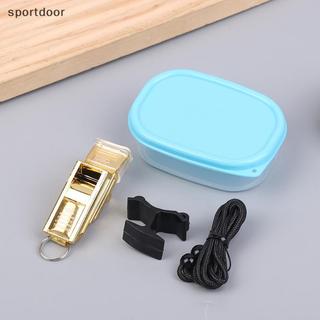 Còi Trọng Tài Chuyên Nghiệp Nhựa, Âm Thanh Lớn, Có Hộp và Dây Buộc - Thiết Bị Huấn Luyện Viên