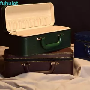 Hộp lưu trữ & trưng bày trang sức nhung PU, bền bỉ, bên trong nhung, dùng cho vòng tay/vòng cổ