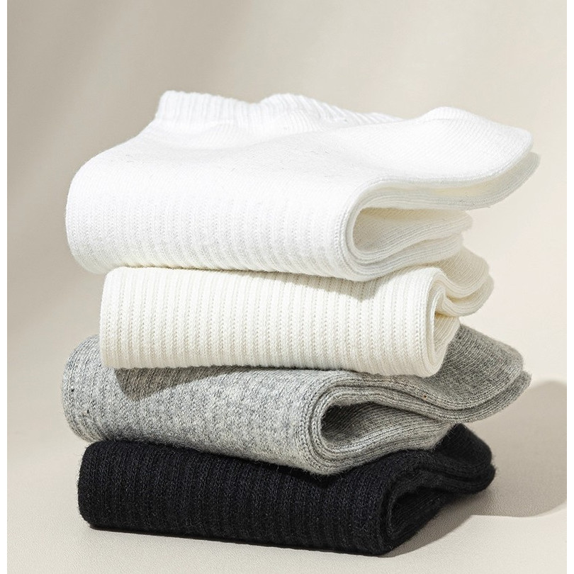 Tất Cotton 100%, Thoáng Khí, Chống Vi Khuẩn và Khử Mùi