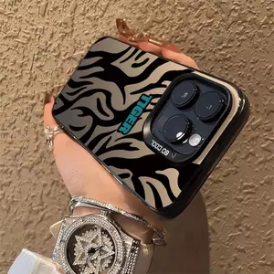 虎纹潮酷适用于16手机壳iPhone17Air彩银壳14 13 11Pro