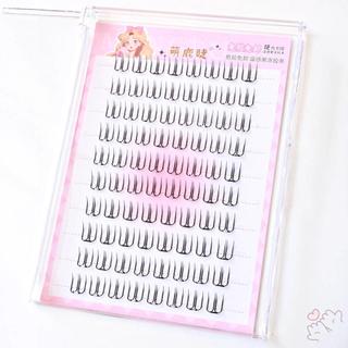 Đen Không Keo Lông Mi Giả Nhẹ Thoải Mái Tự Nhiên Xoăn C Curl Nối Mi Cho Nữ