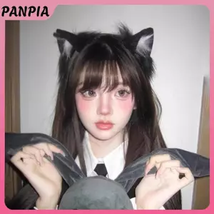 Tai mèo cho tóc cosplay, phong cách Gothic ngộ nghĩnh, phụ kiện tóc sáng tạo làm quà tặng