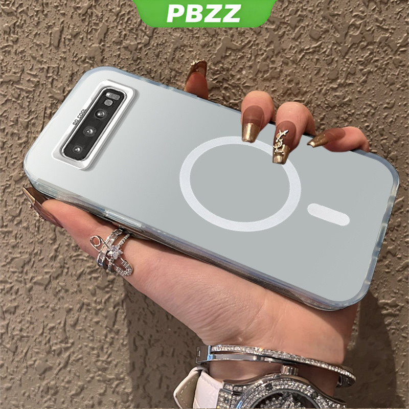 FOR ốp lưng Dành CHO Vỏ samsung s10 PLUS samsung s10 PRO samsung s10 ốp lưng điện thoại cứng TPU bảo vệ chống sốc Vỏ mịn thiết kế mới thẩm mỹ Thu hút từ không dây CYBSWX01