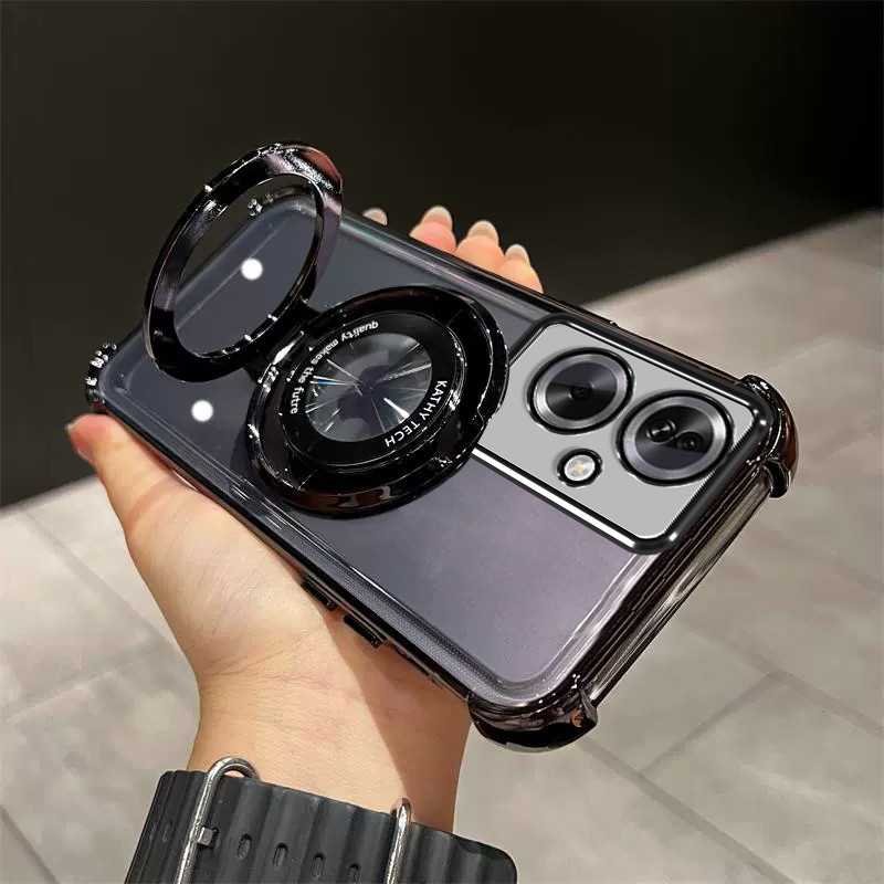 Ốp Lưng Cho Oppo A79 5G / Reno 11F 5G Giá Đỡ Điện Thoại tpu Chống Sốc Có Chức Năng Chống Trơn Trượt Vỏ Điện Thoại Di Động SJZJ