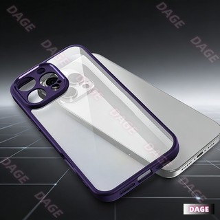 Ốp điện thoại Acrylic Cho IPhone 14 15 16 Plus 13 12 11 Pro Max Bảo Vệ Camera Ốp điện thoại Trong Suốt