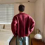 Áo len dệt kim Cardigan nam lười màu trơn mùa thu 2025