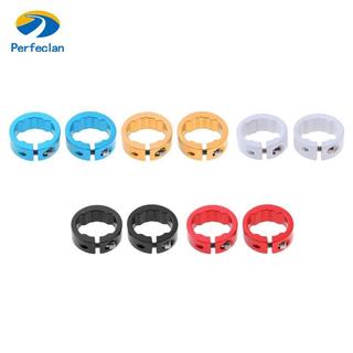 Perfeclan 1 Cặp Khóa Xe Đạp Nhẫn Cố Định Độ Dày 8 / 12 Mm Tay Cầm Thanh Tay Cầm Phần Cuối Hợp Kim Cho Tay Cầm 22,2mm