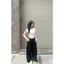 Sét bộ đồ nữ dáng dài da cá dáng dài trơn +phối áo CROPTOP tăm lạnh trơn ngắn