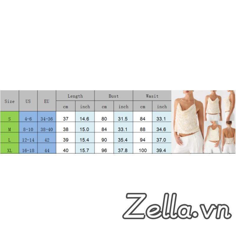Áo Tank Top Crop Halter KimSa Lấp Lánh Phong Cách Cổ Bò Cho Mùa Hè