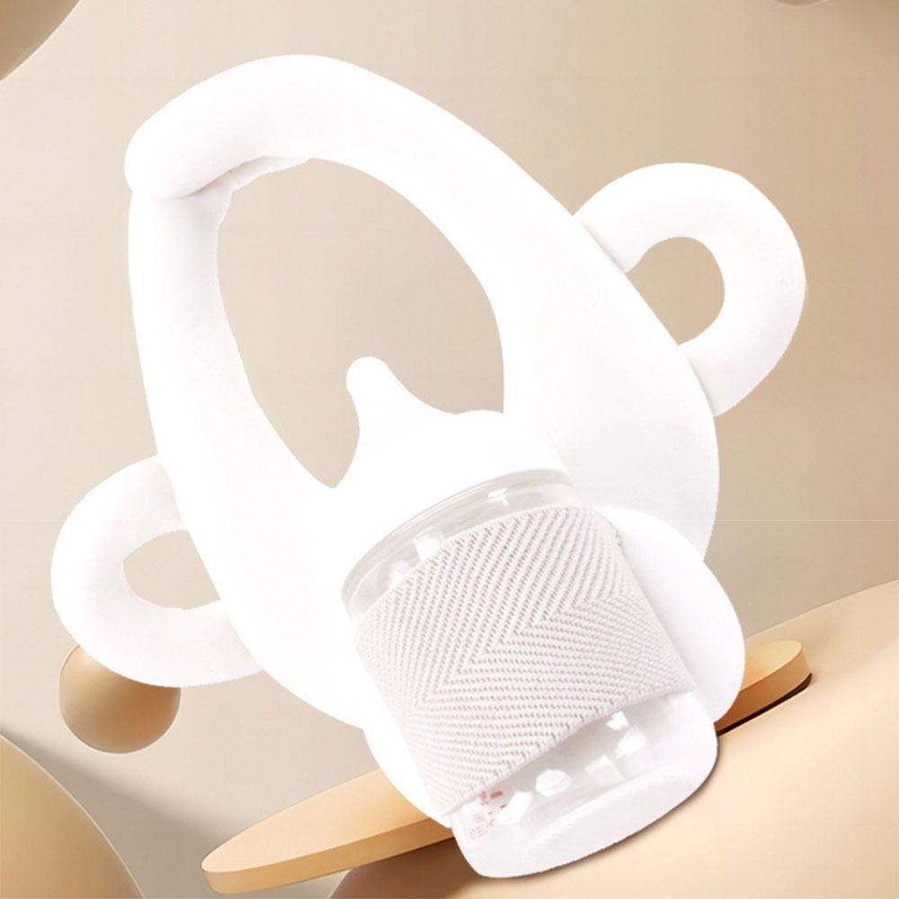 Giá đỡ bình sữa tự bú LACYES, Gối cho bé bú rảnh tay có thể điều chỉnh, tiện lợi với 2 nút bấm Thoải mái 2 tay cầm bên Bình sữa trẻ sơ sinh Phụ kiện đôi Propper