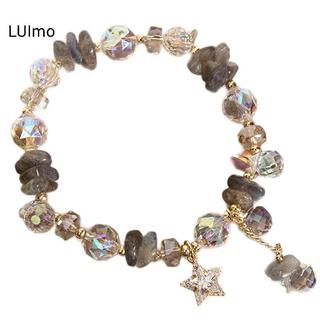LUImo Rose Sisi Phong Cách Hàn Quốc Vòng Tay Pha Lê Tươi Nữ Đơn Giản Cá Tính Mặt Dây Chuyền Tình Yêu Đuôi Cá Vòng Tay Quyến Rũ Cho Nữ Trang Sức SBS
