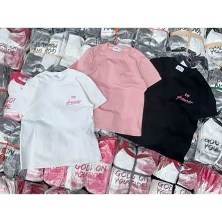 Bộ quần dài kity màu hồng +phối áo CROPTOP hình Mèo đơn giản -thoitrangthubioqa