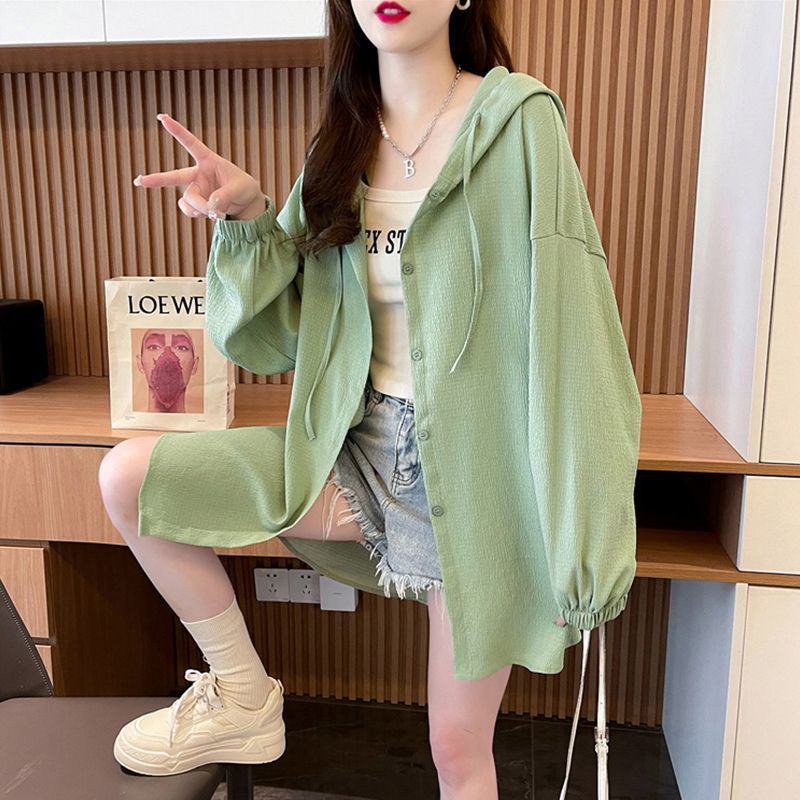 Áo khoác xuân thu cỡ lớn dành cho nữ, phong cách Hàn Quốc, dáng rộng, phù hợp với các cô gái ngoại cỡ, che khuyết điểm