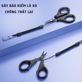 Kéo cắt dây câu cá hình số 8 gấp gọn tiện lợi bằng thép không gỉ PK-44