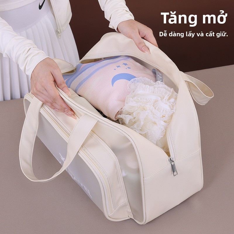 Túi chống thấm bơi khô ướt, túi đi biển, túi thể thao đựng đồ vệ sinh, mỹ phẩm