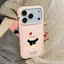 Thỏ Strawberry Cute Cổ Đen Dành Cho 16 Vỏ Ốp Lưng Iphone 17 Air 14/13/11 Pro