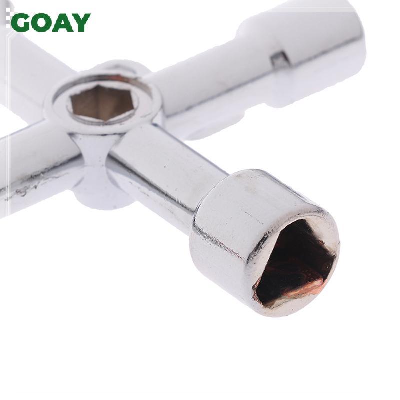 GOAY Chìa Khóa Tiện Ích 4 Chiều Cho Điện Nước Đồng Hồ Khí Hộp Tủ Mở Khóa VN
