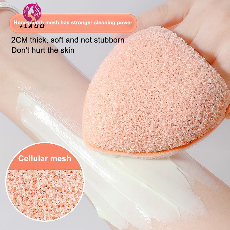 Springevenstar 1 / 5 Miếng Bọt Biển Mặt Làm Sạch Puff Để Rửa Mặt Tẩy Trang Có Thể Tái Sử Dụng Miếng Tẩy Tế Bào Chết Để Làm Sạch Hàng Ngày Dụng Cụ Chăm Sóc Da Springevenstar