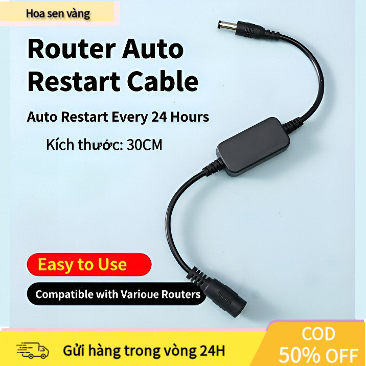 【COD】Dây điều khiển reset router, lập lịch thời gian tắt mở nguồn, ngăn ngừa tình trạng treo máy và mất kết nối.