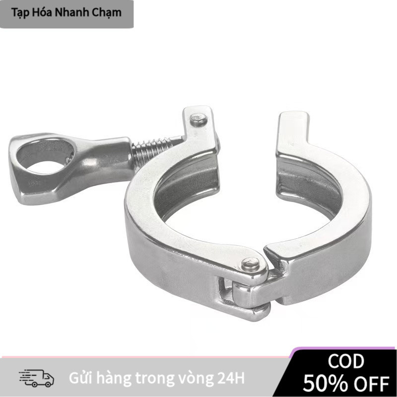 【COD】Kẹp ống inox siết tay thông minh, tiết kiệm thời gian lắp đặt, thay thế mối nối ren truyền thống hiệu quả.