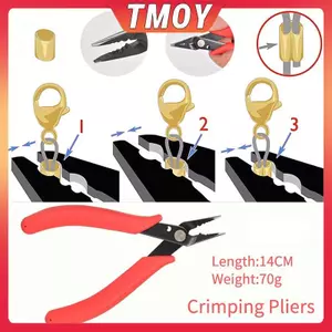 TMOY Trang Sức Uốn Kìm Để Làm Đầu Dụng Cụ Uốn Mũi Kìm Nhảy Nhẫn & Chia Nhẫn Đôi Nhẫn Tự Làm Phụ Kiện TMOY