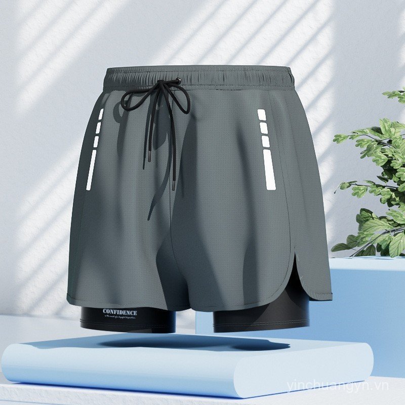 Quần bơi boxer nam chống trầy xước, size lớn, mẫu mới, dành chopool và onsens chuyên nghiệp