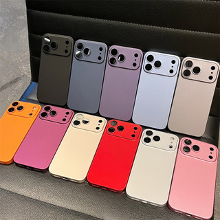 Giáp Mạ Kính Ống Kính Máy Ảnh Bảo Vệ Ốp Lưng Điện Thoại Cho iPhone 17 Air 17 15 14 13 12 11 Pro Max Ốp Lưng Chống Sốc Full Cover Capa
