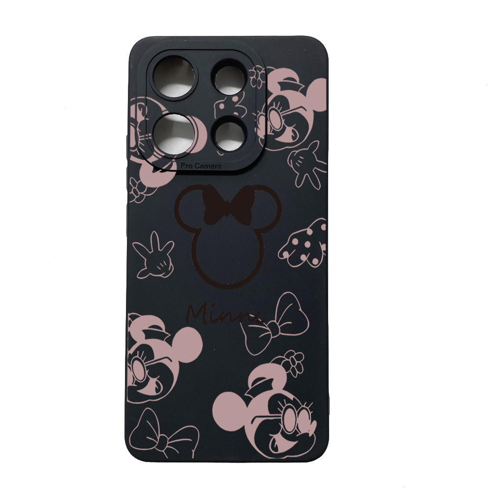 Tương thích với Redmi Note 12 4G 6.67 inch Vỏ bảo vệ ống kính Mickey Minnie dễ thương