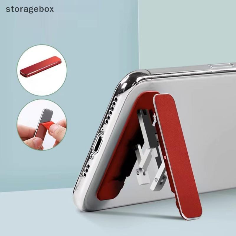 [Hộp lưu trữ] 1 / 3 Giá đỡ điện thoại di động có thể gập lại vô hình Mini Hợp kim nhôm Giá đỡ vật liệu để bàn Góc có thể điều chỉnh cho điện thoại di động Đẹp