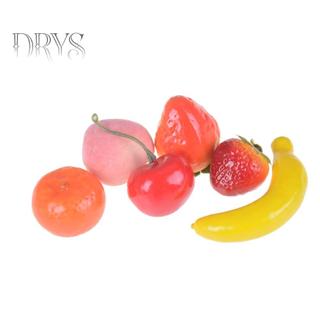 (TFT) 10 Chiếc Mini Mô Phỏng Trái Cây Rau Củ Đồ Chơi Nhà Bếp Trẻ Em Giả Vờ Chơi Đồ Chơi MỚI