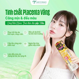 Essence nhau thai và collagen dưỡng trắng Miccosmo White Label Placenta Rich Gold Essence 180ml