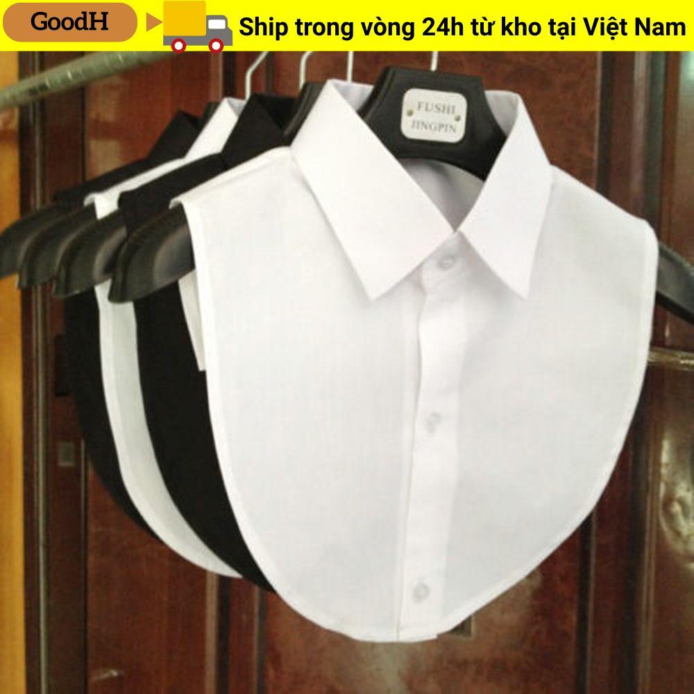 GOODH Cổ Giả Áo Sơ Mi Chắc Chắn Phụ Kiện Quần Áo Cổ Điển