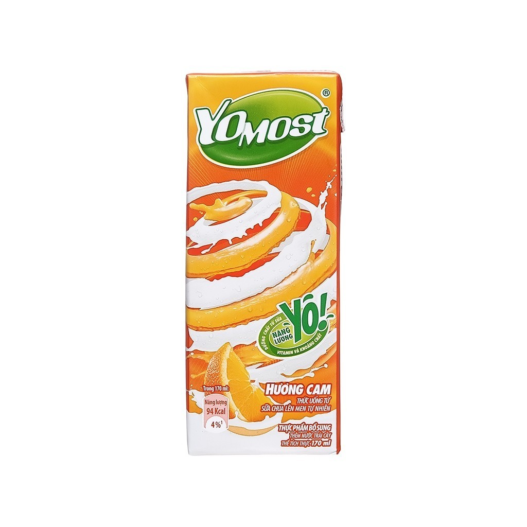 Sữa Chua Uống YOMOST Lốc 4 Hộp 170ml Đủ Vị Thơm Ngon Bổ Dưỡng Cho Bé