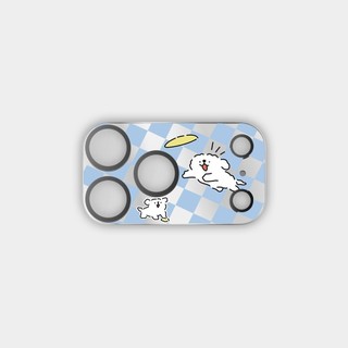 Phim hoạt hình chất lượng cao Gương gấu điện thoại Bảo vệ ống kính máy ảnh cho iPhone 17 Pro Max 17 Pro Kính máy ảnh