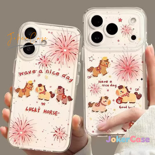 Ốp Lưng Cho IPhone 16 17 11 15 13 14 12 Pro Max 17AIR 15 7 8 Plus X XR Max Bìa mềm Tết Bính Thân 2026