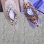 FAVORITEGOODS 5D Móng Tay Nghệ Thuật Dán, Sáng Bóng Retro Baroque Scepter Móng Tay Nghệ Thuật Đề Can, Sang Trọng Vương Miện Vòng Cổ Phong Cách Móng Tay Đề Can Phụ Kiện Trang Sức