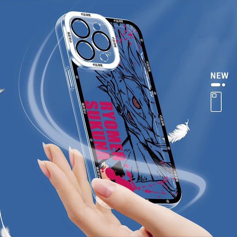 Ốp Điện Thoại Jujutsu Kaisen Cho Samsung Galaxy J7 Prime Note 10 Plus Lite 20 Ultra S10 Plus A7 2018 A03 CORE A10 M23 5G Ốp Lưng Gojo Satoru Itadori Yuji Geto Suguru Mềm Trong Suốt