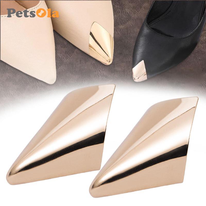2 Gói Miếng Dán Bảo Vệ Giày Nhọn, Nắp Cho Đầu Gót Cao, Nắp Mũi Cho Giày Bốt
