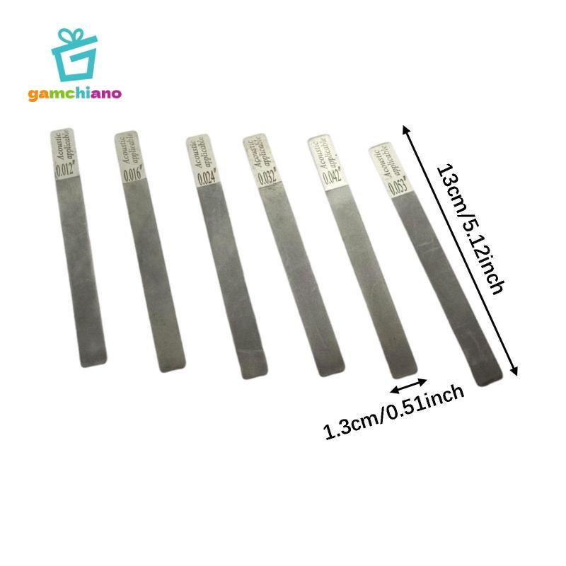 Bộ tập tin khe cắm đai ốc đàn guitar bằng thép không gỉ chất lượng cao cho dây đàn guitar điện Luthier và bảo trì công nghệ