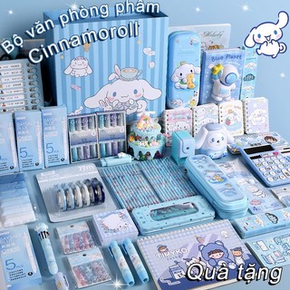 Bộ văn phòng phẩm cute hoạt hình- Bộ đồ dùng học tập trọn bộ gồm nhiều dụng cụ học tập, hộp quà sinh nhật giá tốt
