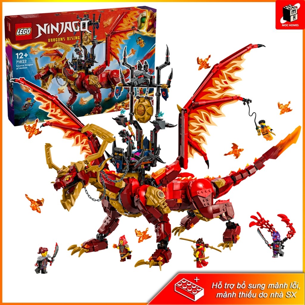 Mô hình ngẫu nhiên Ninja go Dragon Rising Rồng cội nguồn Source Dragon ...