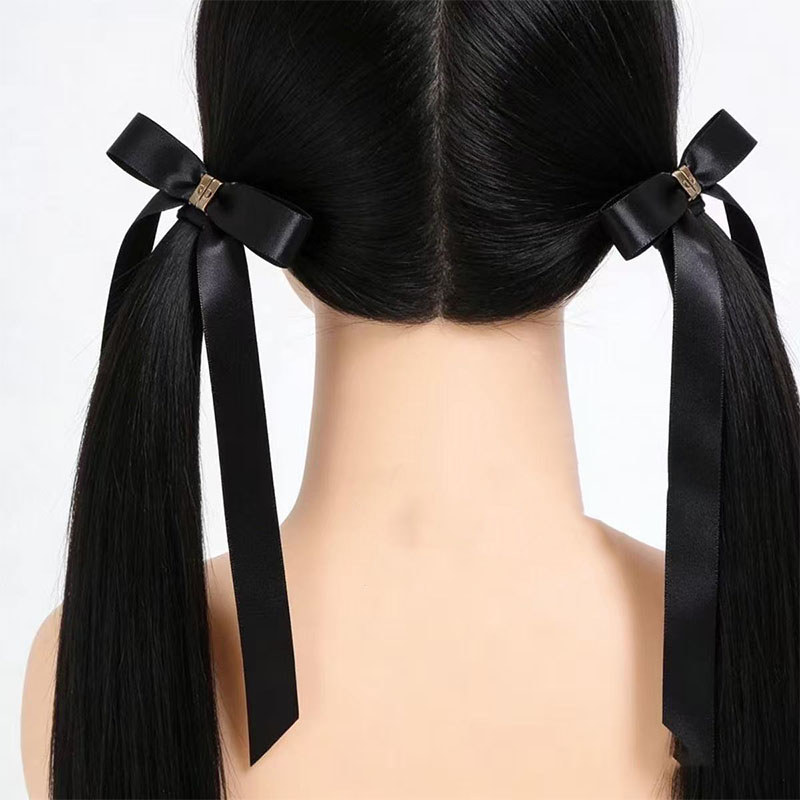 Nơ Ruy Băng Kẹp Tóc Từ Tính - Cặp Phụ Kiện Tóc Thời Trang