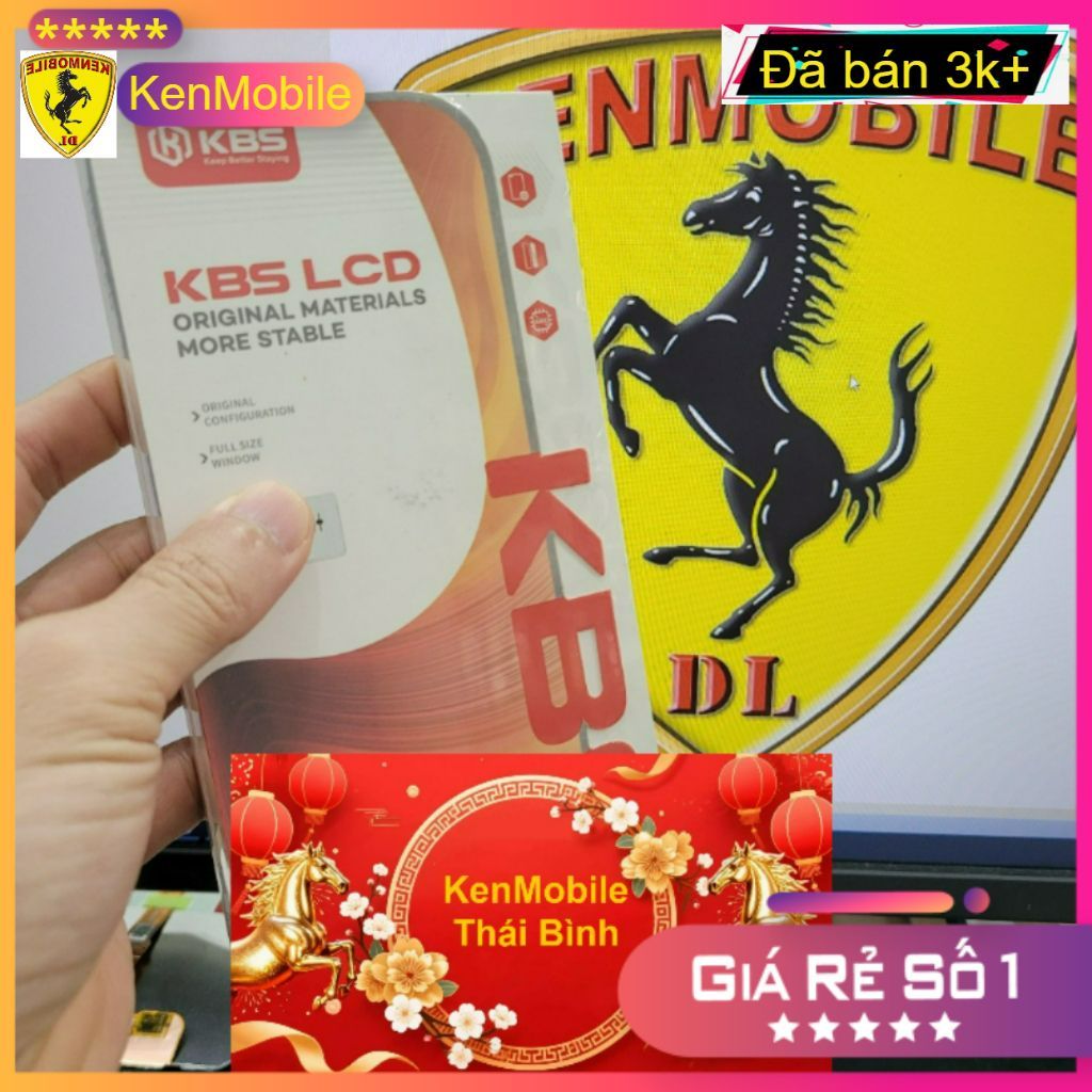 >< Màn Hãng KBS Các Mã: 6G / 6P / 6S / 6SP / 7G / 7P / 8G / 8P, Hiển Thị Đẹp, Cảm Ứng Mượt (tặng tô vít + cường lực)