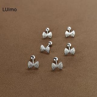 LUImo 1 Mũi Nơ Zircon Bông Tai Sụn Xoắn Dành Cho Nữ, Món Quà Trang Sức SBS