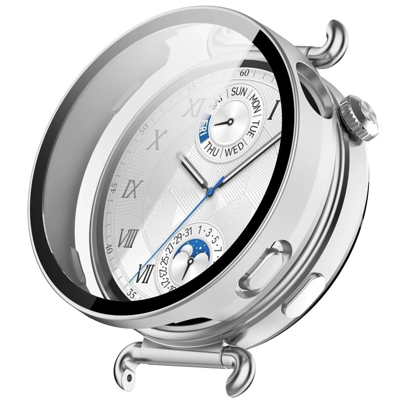 Ốp Bảo Vệ Có Màn Hình Kính Cường Lực Bảo Vệ 2 Trong 1 Cho Huawei Watch GT6 41 Mm Ốp Lưng Cho Huawei Watch GT6 Phụ Kiện Vỏ Đồng Hồ