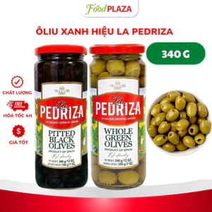 Ôliu xanh tách và nguyên hạt La Pedriza 340g - Hạt ôliu xanh ngon ngọt, chất lượng cao